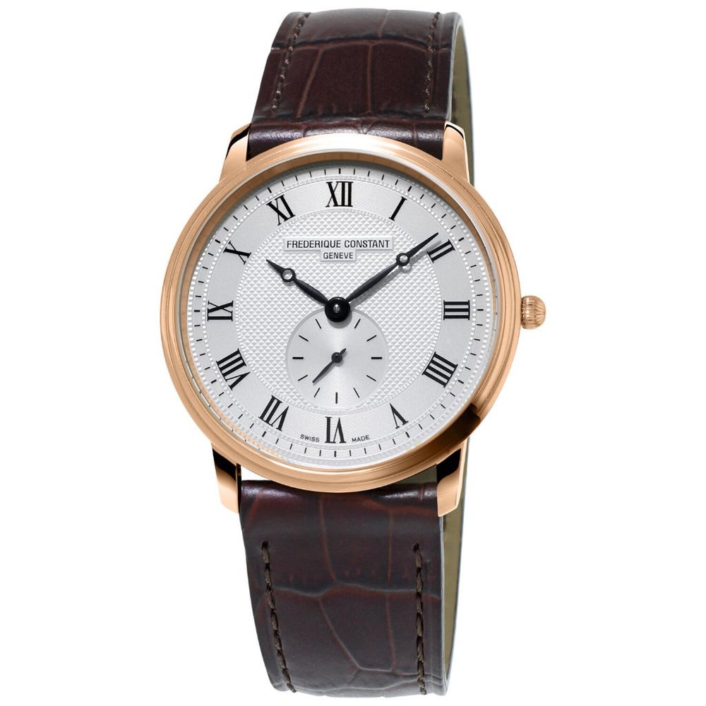 Frederique Constant 37mm Leather Watch! New